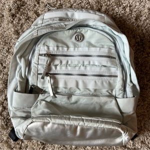 Lululemon Backpack Snake Skin Silver